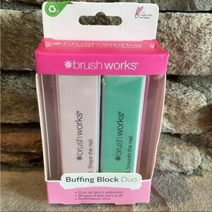 🔥 5/$25 NEW Brush Works Buffing Block Duo Shape the Nail/Smooth the Nail